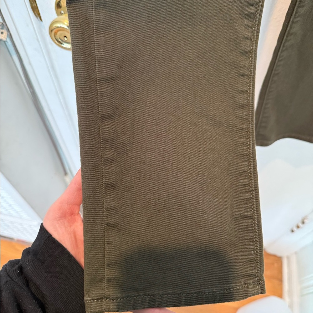 NWOT Boys Size 10 Old Navy Slim 360 Stretch Olive Pants with adjustable waist - Picture 3 of 7